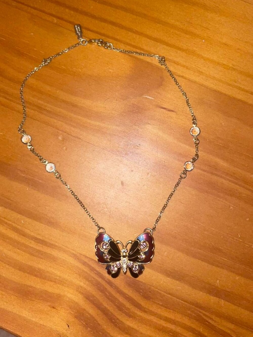 Rare Annabeth Lane Butterfly Necklace